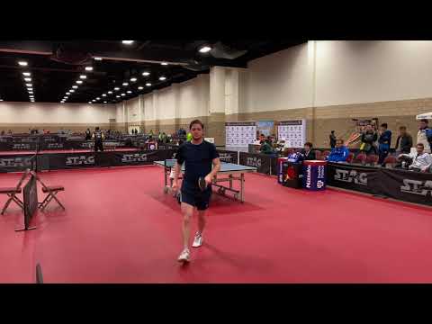 2019 US Open Table Tennis Championship Men’s Round Of 64 Mishel Levinski (USA) VS Kou Lei (UKR)