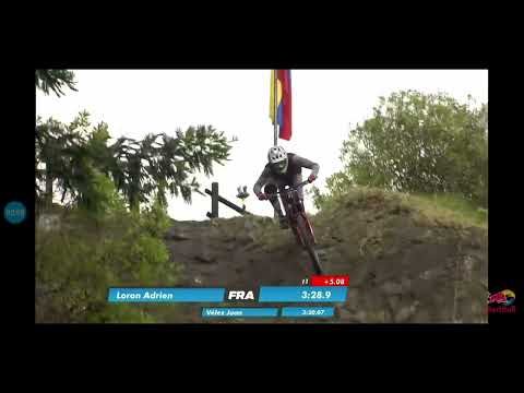 Massive crash!!!!  Adrian Loron.  Monserrate Cerro Abajo Downhill Mtb Street race... 2022