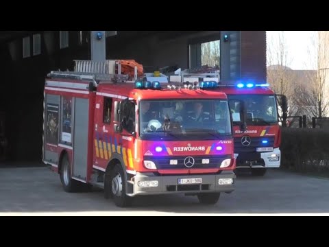 [Peloton Inzet] Zeer Grote Brand in de Haven van Antwerpen! Zeer Veel Brandweer met spoed onderweg
