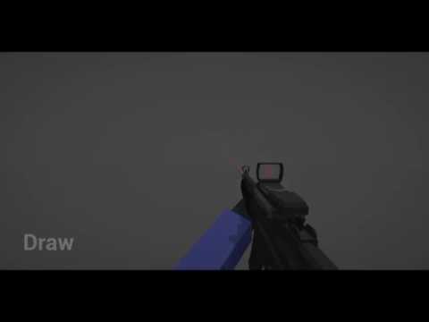 Low Poly FPS Arms - MP5 Animation Test