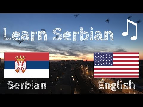 Learn before Sleeping - Serbian (native speaker)  - with music