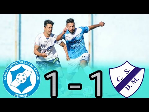 Primera C : VILLA SAN CARLOS 1 - 1 DEPORTIVO MERLO (Los Goles)