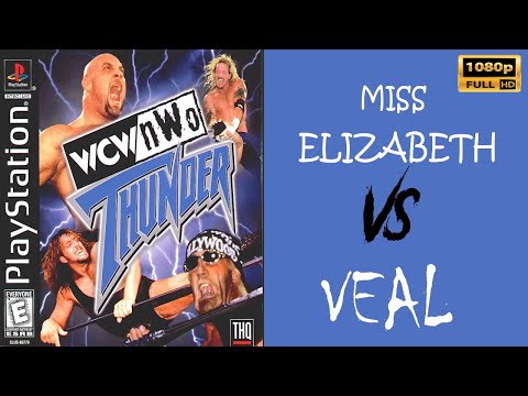 WCW/nWo Thunder - Sony PlayStation - Miss Elizabeth vs. Veal