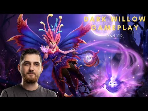 RodjER Dark Willow Support - Dota 2 Gameplay