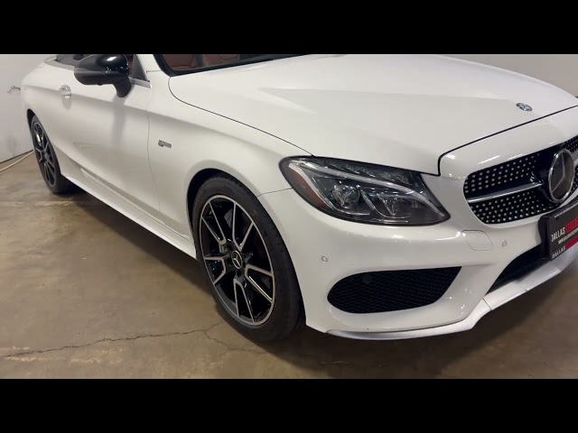 2017 MERCEDES-BENZ MERCEDES-AMG C-CLASS CONVERTIBLE V6, TWIN TURBO, 3.0 LITER C 43 AMG CABRIOLET 2D