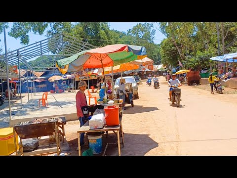 Best Street Food Tour in Province & City, Cambodia, Best Food Compilation, Countryside Market