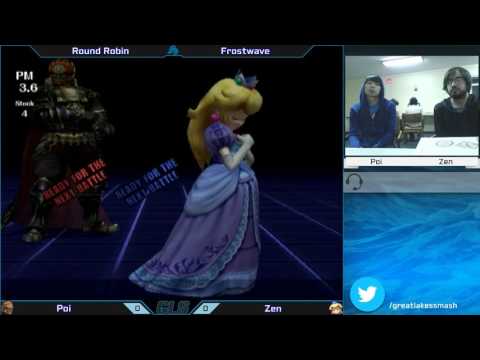 Frostwave Smashfest Round Robin - Poi (Ganon/Sheik) vs. Zen (Peach)