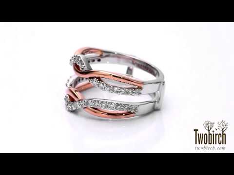 0.57 Ct. Criss Cross Infinity Ring Guard Enhancer - TwoBirch - TB-GUARD-0109-TT-H