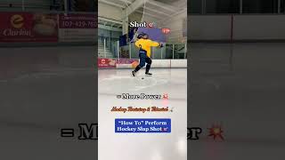 Here’s The How To &amp; Fundamentals of A Hockey Slapshot Tutorial #hockeytraining #hockeycoach #hockey