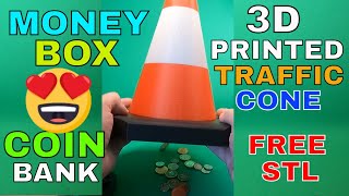 This Traffic Cone is Hiding a Secret… And It’s FREE to Print! 🧡🔓 #3dprinting