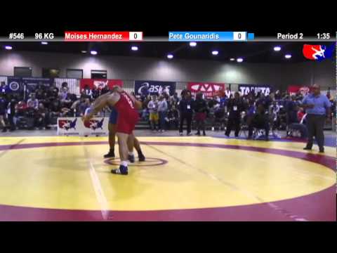 2011 U.S. Open SAT GR 96 KG: Moises Hernandez vs. Pete Gounaridis Semifinal