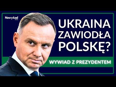 ANDRZEJ DUDA: WYWIAD Z PREZYDENTEM. Ukraina ignoruje nasze interesy? J. Kaczyński na emeryturę?