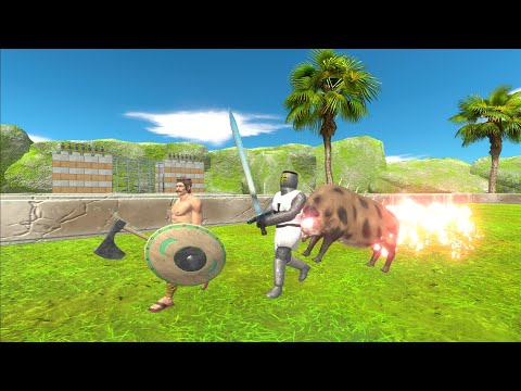 Who Can Escape from Deadly Pig Monster - Animal Revolt Battle Simulator