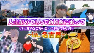 人生初めて1人で新幹線に乗ってネッ友のところへ会いに行ってみた！！~in.名古屋~