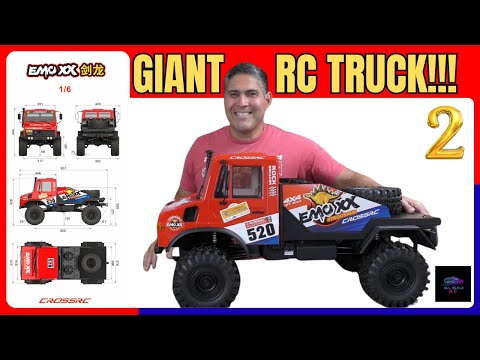 Auspacken des RIESIGEN EMOXX 1/6 Scale Giant RC Trail Trucks – Ich habe sogar meine Frau damit ge...