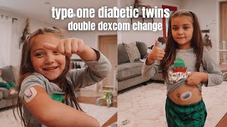 Double dexcom change | type one twins