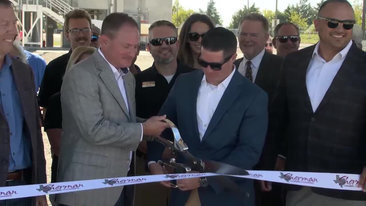Sherman unveils new multi million dollar wastewater treatment plant