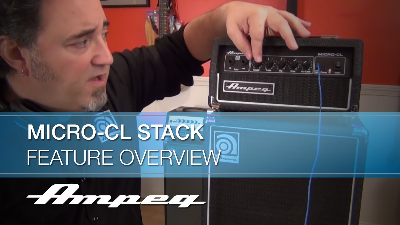 Ampeg Micro-CL Bass Amp Stack