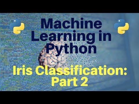 Machine Learning In Python Iris Classification Part 2