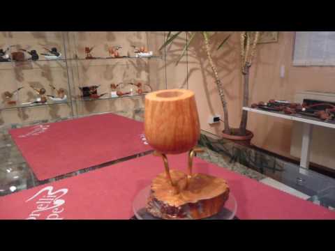 Brand new briar pipe PARONELLI half bent handmade straight grain - Ebay number: 182485707400