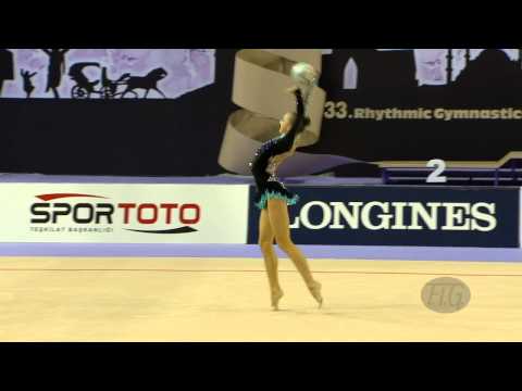 DURUNDA Marina (AZE) - 2014 Rhythmic Worlds, Izmir (TUR) - Qualifications Ball