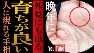 【手相】⚠️見た目にも現れる!育ちがいい人の晩年幸福手相トップ3