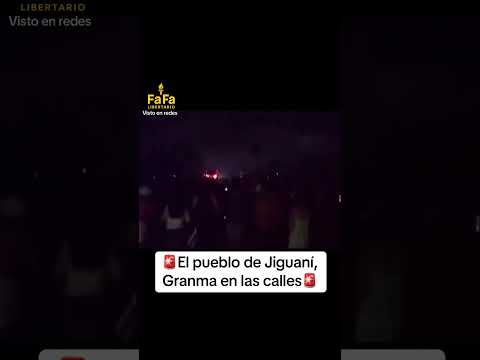🚨El pueblo de Jiguaní, Granma en las calles🚨#Noticias #news #eeuu #cuba #UltimoMomento