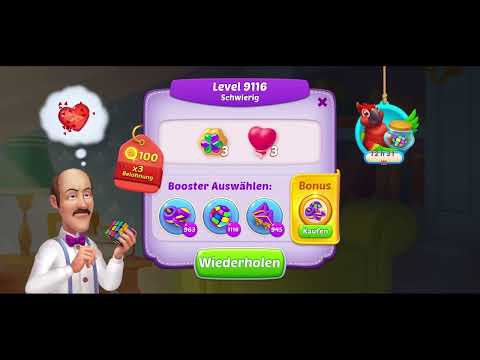 Homescapes Level 9116  -- No cheats