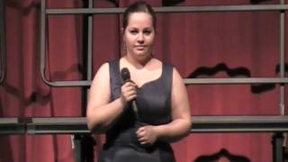AHS Pops Concert 2-11-2010 Dreya Singing Because You Love Me.wmv