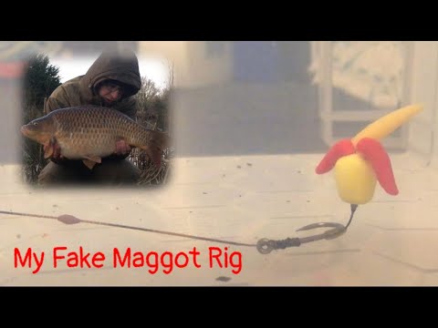 CARP FISHING - How to tie a maggot rig