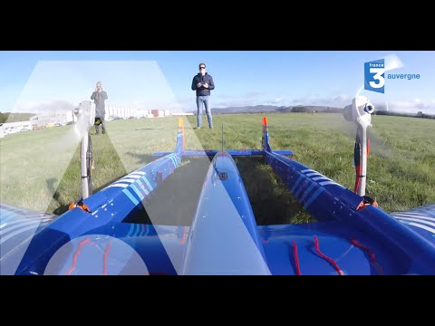 France 3 news report on UAS100 long-range drone resulting from Thales-Issoire Aviation partnership