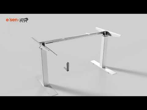 Mild steel rectangular ergonomic adjustable table, without s...