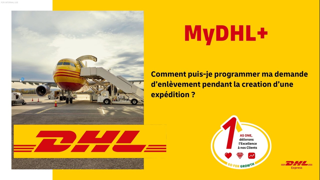 Comment puis-je programmer ma demande d'enlèvement pendant la création d'une expédition ?