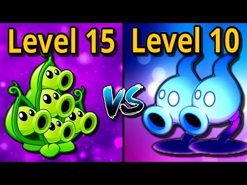 Pea Pod vs 2x Shadow Peashooter MAX Levels - Gameplay PvZ 2