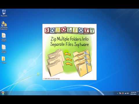 Zip Multiple Folders Into Separate Files Software
