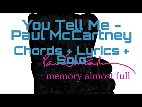 You tell me - Paul McCartney