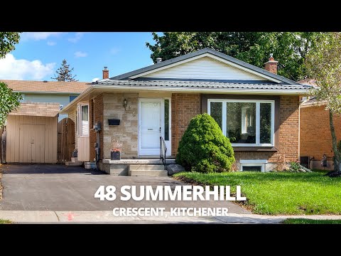 Turnkey Duplex with Inground Pool - 48 Summerhill Crescent - Kitchener Real Estate Video