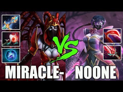 EPIC 9K BATTLE - Miracle-[Queen Of Pain] vs Noone-[Templar Assassin] - Dota 2 Patch 7.07