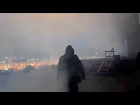 Travis Scott live concert Milan opening with Aye/ /Concert 80k People