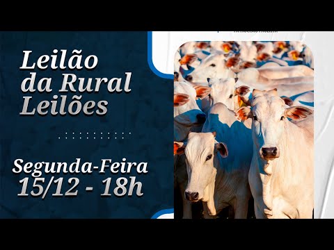 ✅📌 Leilão Virtual e Presencial Rural Leilões - Patrocínio Paulista/SP