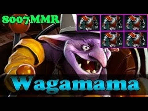 Wagamama 8007 MMR Plays Timbersaw Vol 1 - 2 Games - Ranked Gameplay! Dota 2 6.87