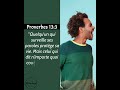 Verset du Jour - Proverbes 13:3 | Celui qui veille sur sa bouche garde son âme