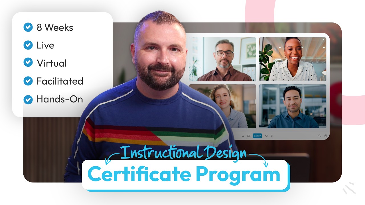 How to Learn Instructional Design in 2026 | Live 8-Week Certificate Program