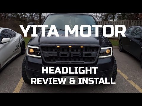 YITA MOTOR HEADLIGHT INSTALL AND REVIEW [2004-2008 F150]
