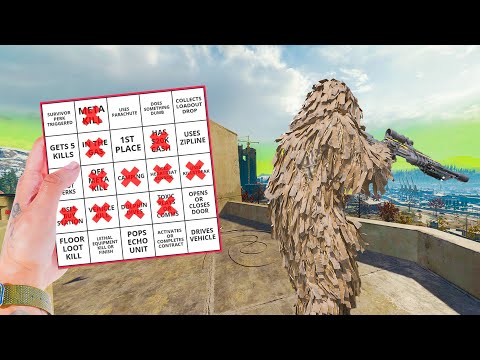 This CAMPER Was So STRANGE in WARZONE BINGO