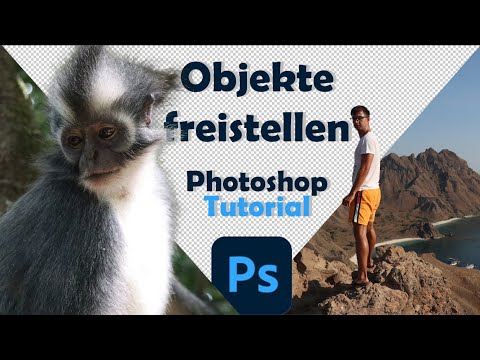 Isolating objects from the background - Photoshop 2021 Tutorial [German] [4K]