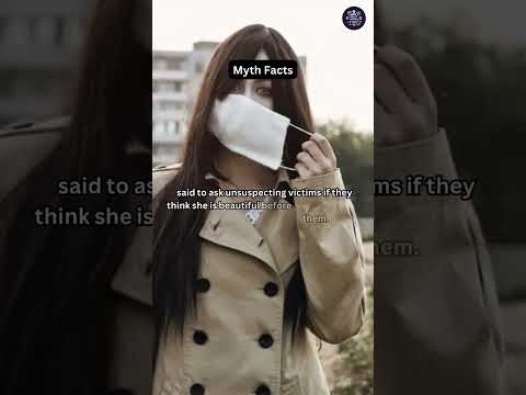 In Japanese folklore, the Kuchisake onna #shorts #facts #kuchisakeonna