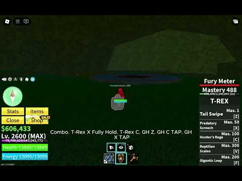 T-Rex-Godhuman-Combo: 22281 Dmg