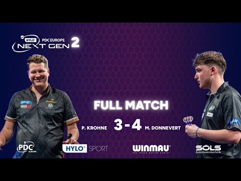 Paul Krohne vs. Mika Donnevert - HYLO PDC Europe Next Gen 2026 - Rekordspiel