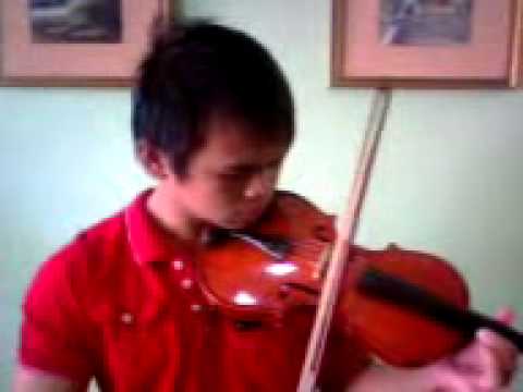 Kiss the rain by yiruma - violin version by Jerp Bremm Sangalang